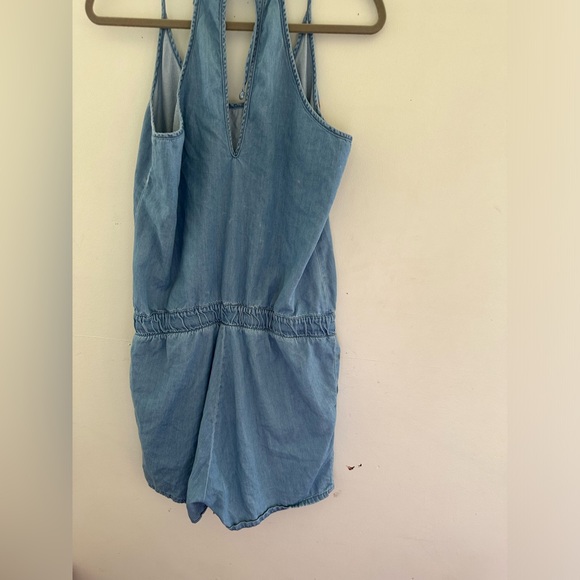 Vero Moda Denim Tie Waist Sun print Romper Size M - Picture 8 of 14